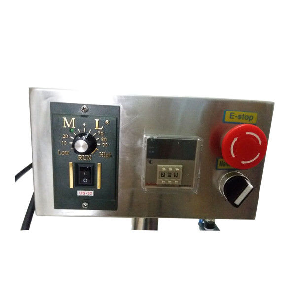 Pneumatic Semi Auto Liquid Paste Oil Sauce Honey Shampoo Filling Machine With Heater And Mixer