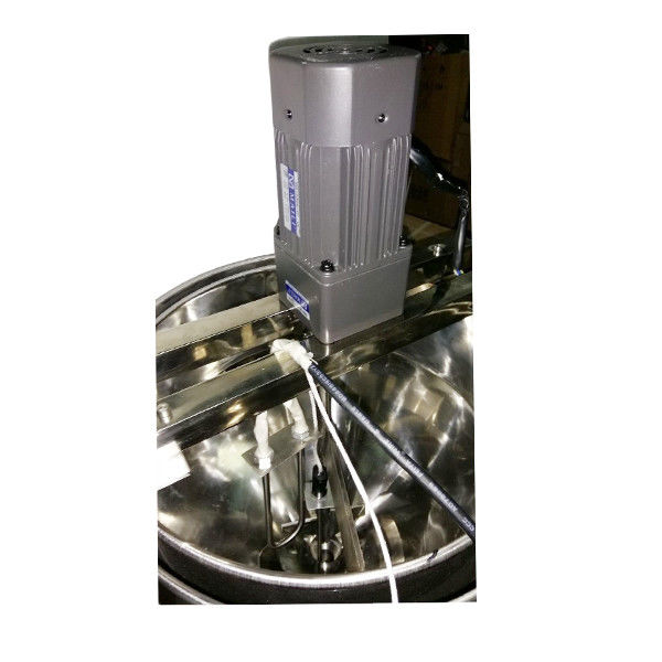 Pneumatic Semi Auto Liquid Paste Oil Sauce Honey Shampoo Filling Machine With Heater And Mixer