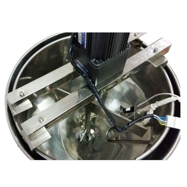 Pneumatic Semi Auto Liquid Paste Oil Sauce Honey Shampoo Filling Machine With Heater And Mixer