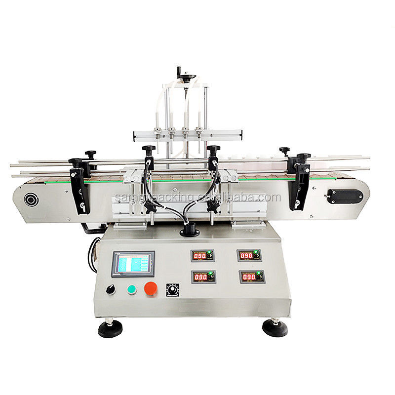 Automatic tabletop small bottles liquid filling capping labeling machine for perfume eyedrop essential oil spray dropper