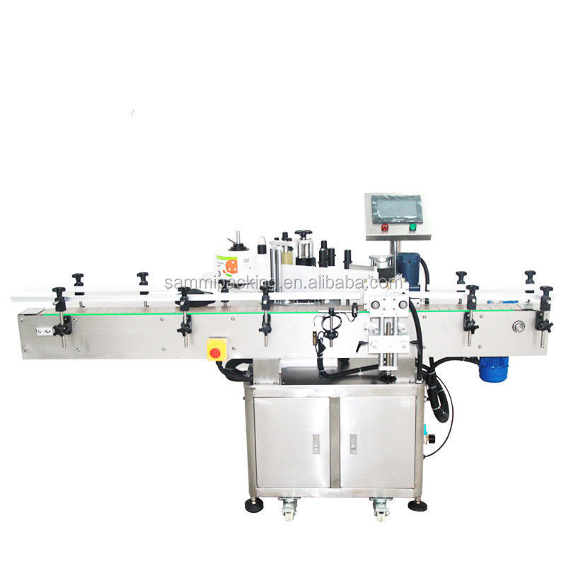 Adhesive Jar Bottle Metal Can Labeling Applicator Machine For Plastic Bottle Labels