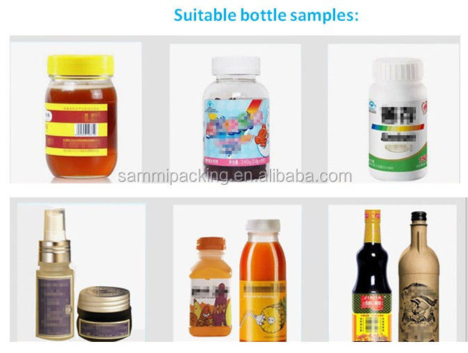 Round Bottle Semi Auto Labeling Machine Electric Driven Type Multipurpose