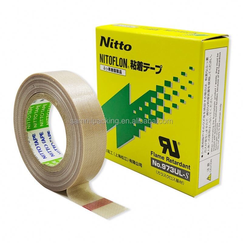 Nitto 973UL Nitto 903 PTFE Fiberglass Tape Film Tape for Sealing Nitto Tape 0.13mm×13mm×10m 973UL-S