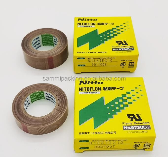 Nitto 973UL Nitto 903 PTFE Fiberglass Tape Film Tape for Sealing Nitto Tape 0.13mm×13mm×10m 973UL-S