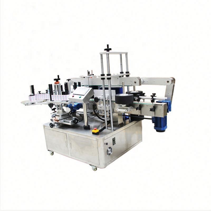Flat Square Bottle Sticker Labelling Machine Automatic For Front And Back Double Sides