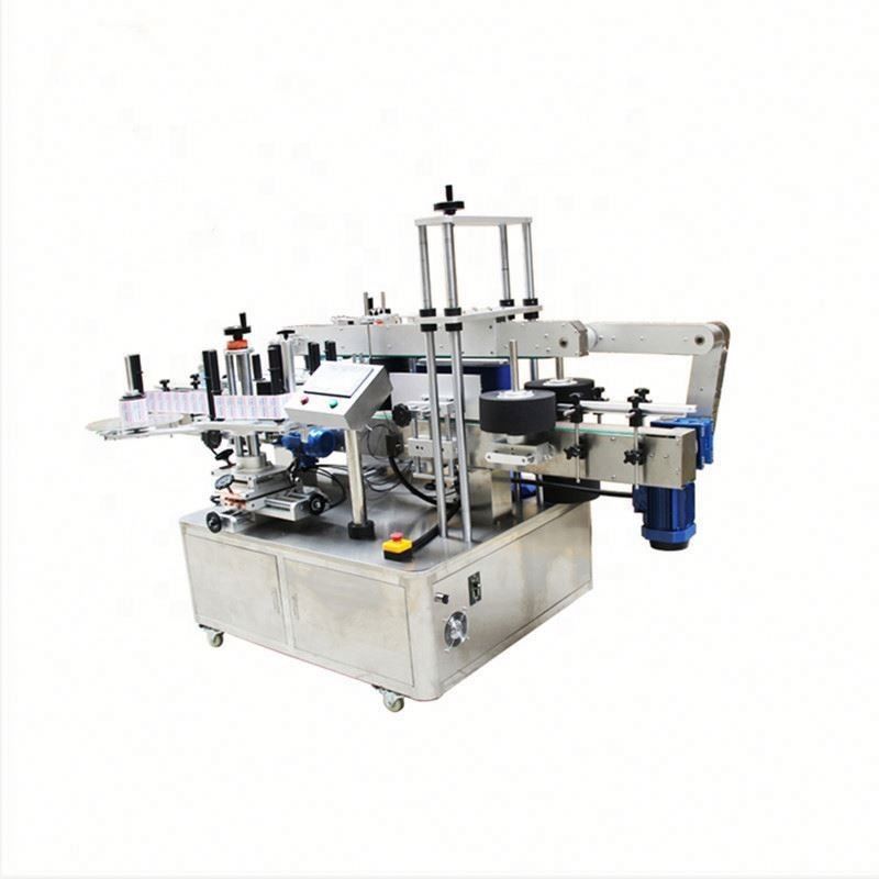 Flat Square Bottle Sticker Labelling Machine Automatic For Front And Back Double Sides