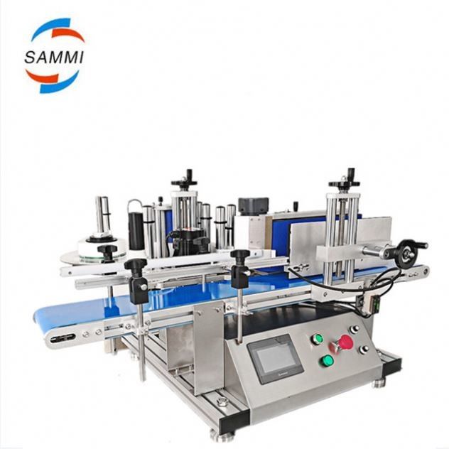 the lower price and hot sale tabletop automatic labeling machine for round bottle