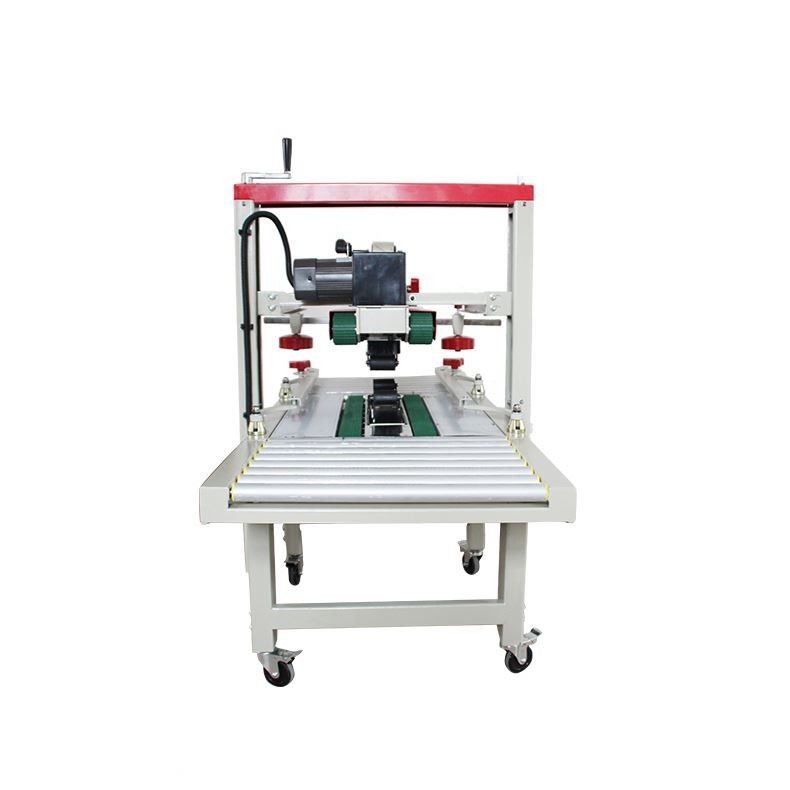 Fxj-6050 High Speed Adjustable Top Bottom Tape Electric Stable Automatic Cartons Boxes Box Sealer Carton Sealing Machine