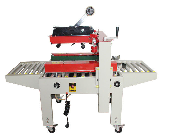 FXJ-6050 Up And Down Drive Belt Carton Sealer With Tape Carton Sealing Machine
