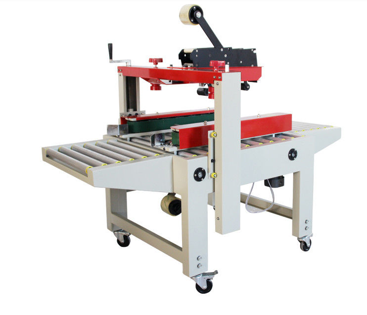 FXJ-6050 Up And Down Drive Belt Carton Sealer With Tape Carton Sealing Machine