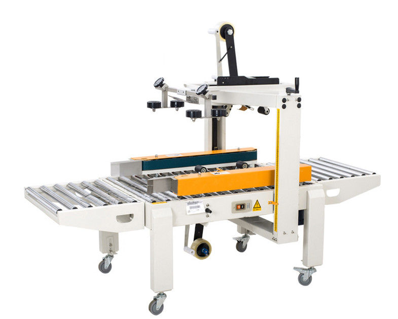 FXJ-6050 Up And Down Drive Belt Carton Sealer With Tape Carton Sealing Machine