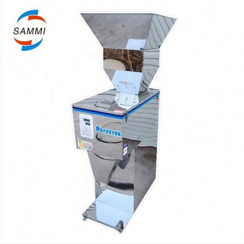 Vibration Tea Weighing Machine , Semi Automatic Weigh Filler For Coffee Bean Tea Bag