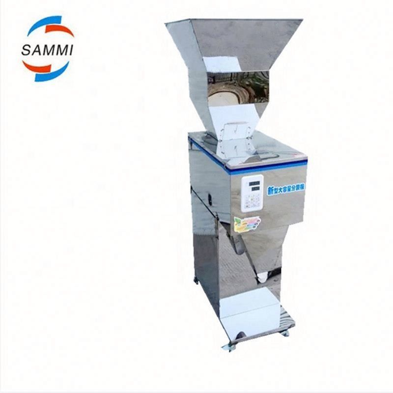 Vibration Tea Weighing Machine , Semi Automatic Weigh Filler For Coffee Bean Tea Bag