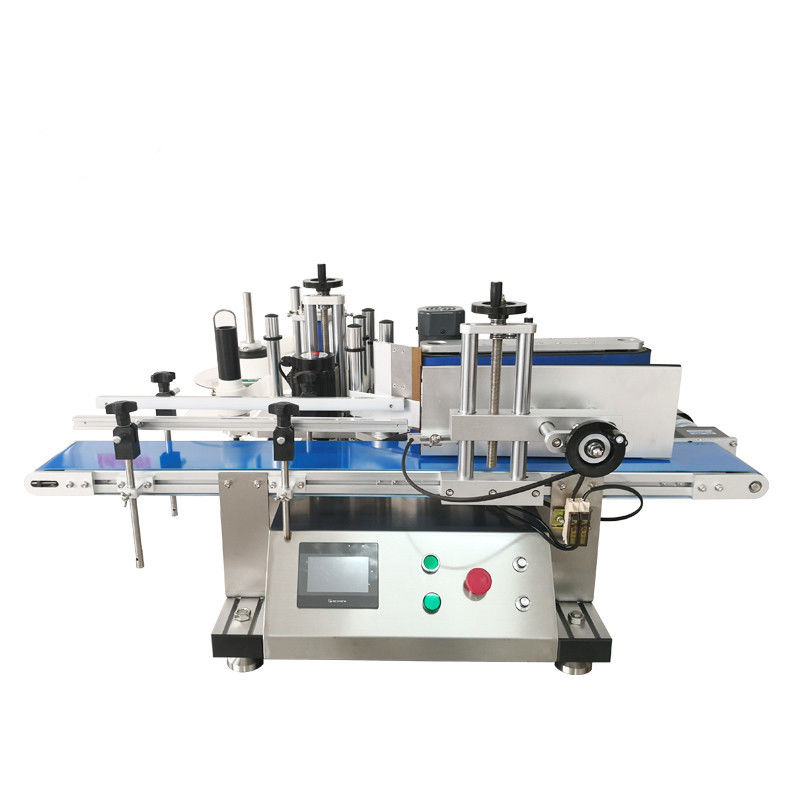 Automatic Round Bottle Labeling Machine Label Applicator Food Can Vertical Roll Bottle Sticker Labeling Machine