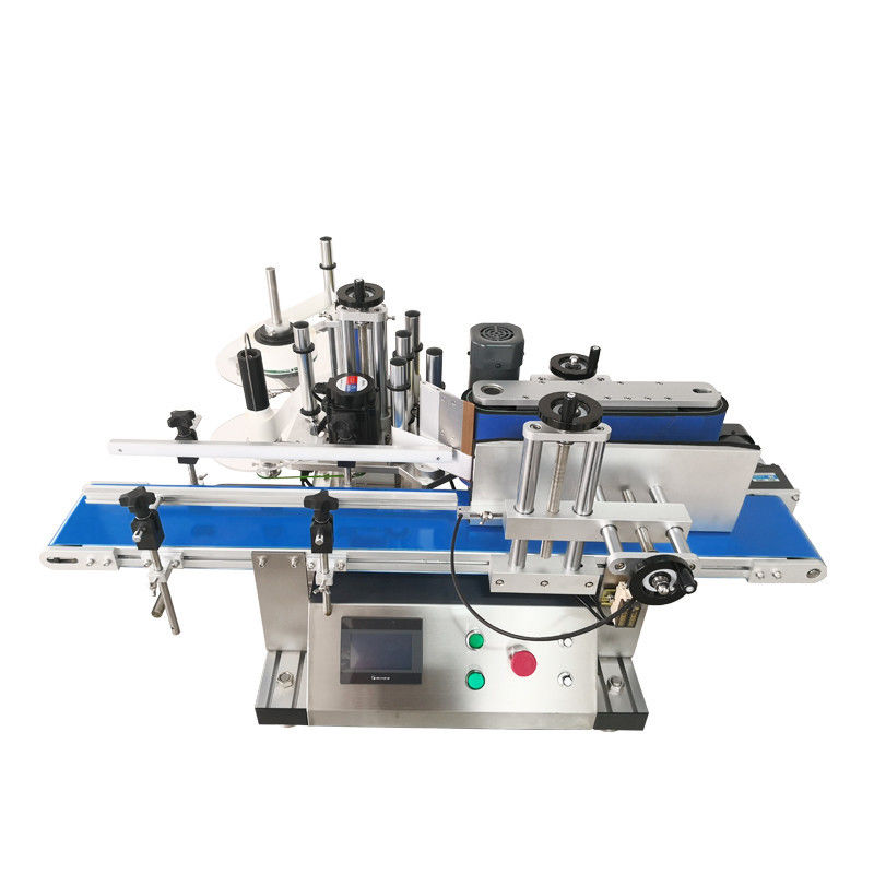Automatic Round Bottle Labeling Machine Label Applicator Food Can Vertical Roll Bottle Sticker Labeling Machine