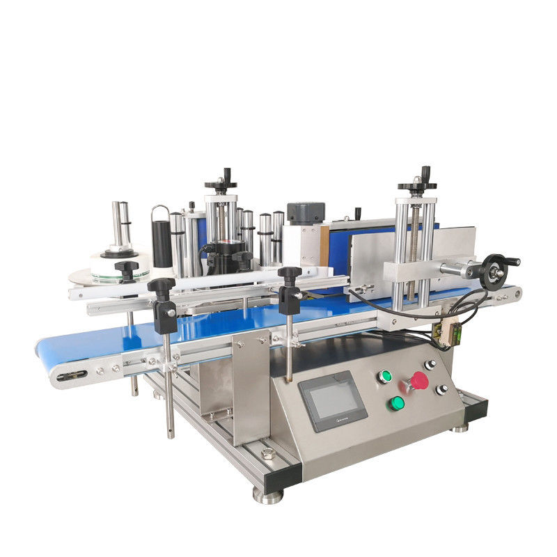 Automatic Round Bottle Labeling Machine Label Applicator Food Can Vertical Roll Bottle Sticker Labeling Machine