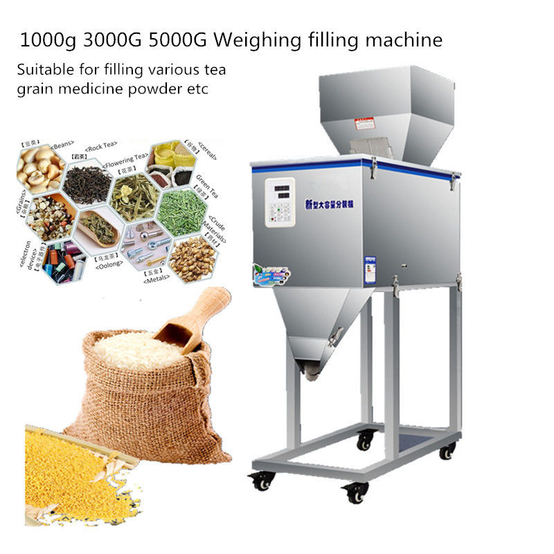 50-3000G Nuts Peanut Candy Popcorn Coffee Tea Weighing Packing Machines