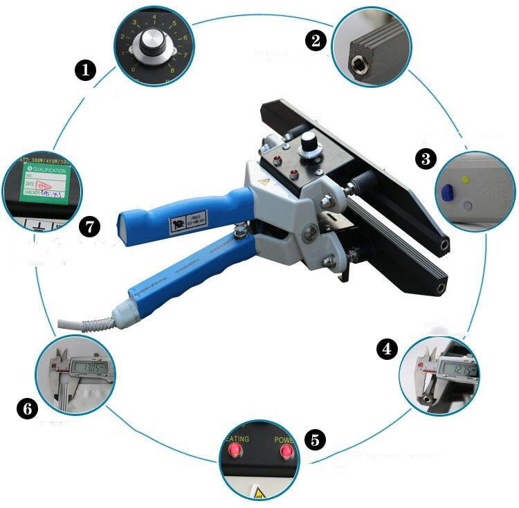 FKR Series Portable Handheld Impulse Heat Sealing Machine Hand Clamp Sealer Pliers For Mylar Bags Aluminum Foil Bag