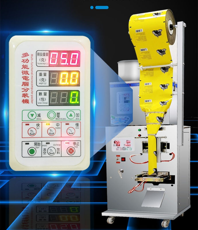 New Product SMFZ-70 Automatic Sachet Salt Filling Packing Sealing Machine Wood Machine For Spices Powder/nuts/grain/rice