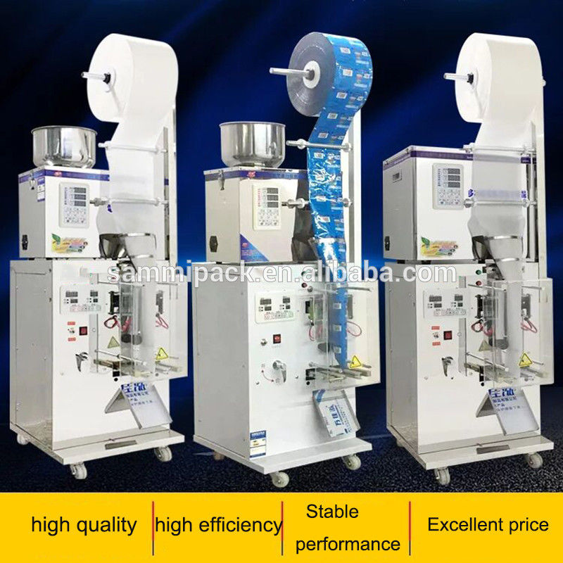 New Product SMFZ-70 Automatic Sachet Salt Filling Packing Sealing Machine Wood Machine For Spices Powder/nuts/grain/rice