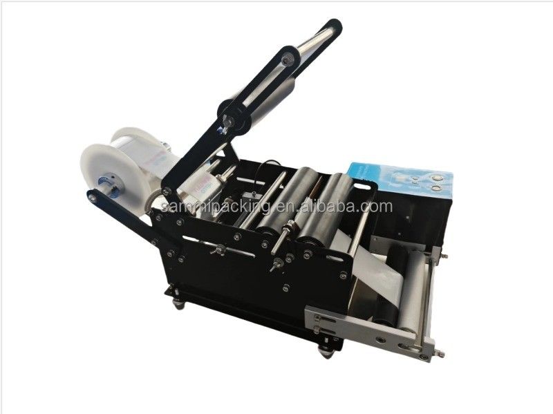 Wood Packaging Intelligent Type Labeling Machine for Wine Tin Cans and Round Bottles