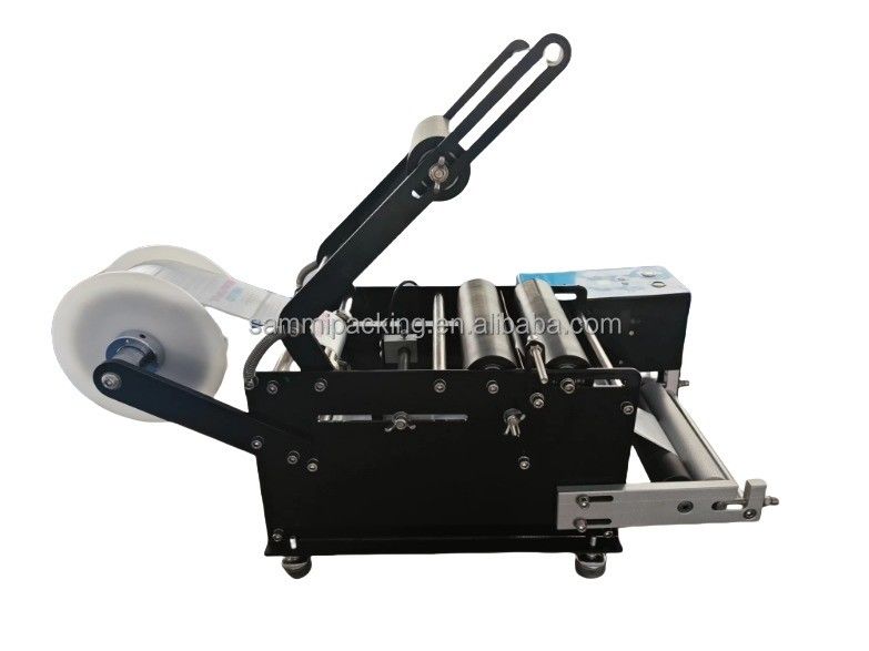 Wood Packaging Intelligent Type Labeling Machine for Wine Tin Cans and Round Bottles