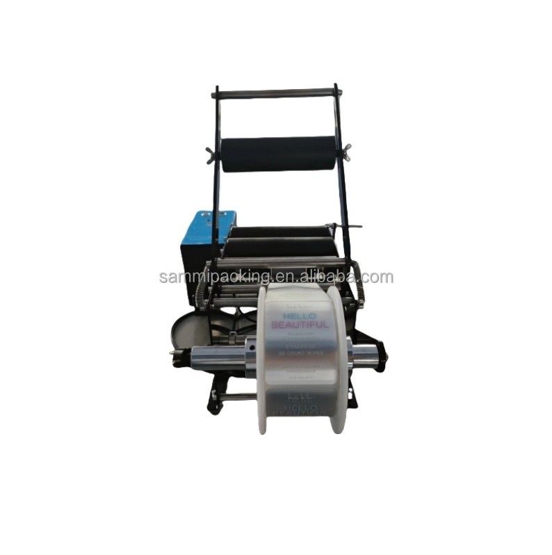 Wood Packaging Intelligent Type Labeling Machine for Wine Tin Cans and Round Bottles