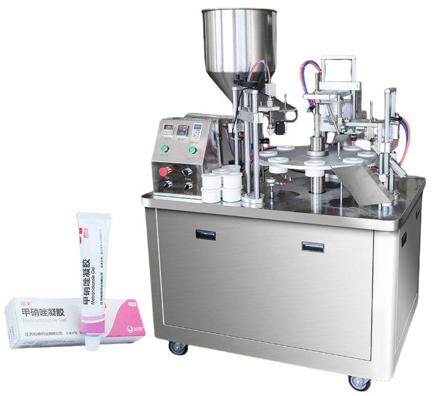 Automatic Tube Sealer Laminate Toothpaste Lotion Automatic Soft Aluminium Plastic Tube Filling And Sealing Machine
