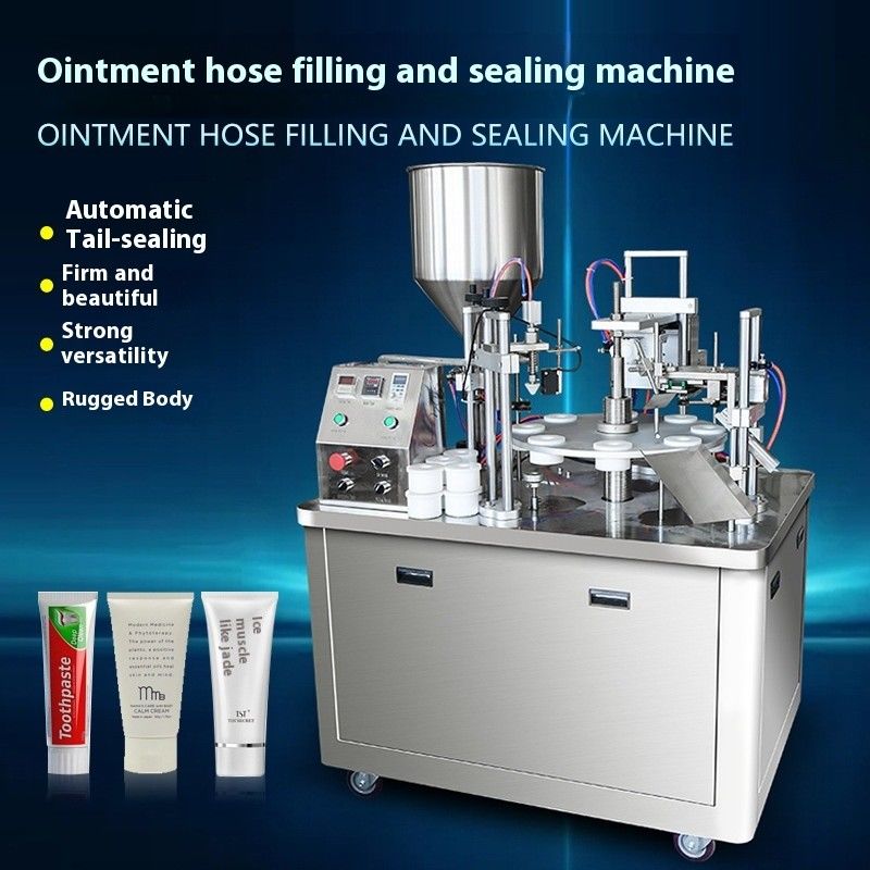 Automatic Tube Sealer Laminate Toothpaste Lotion Automatic Soft Aluminium Plastic Tube Filling And Sealing Machine