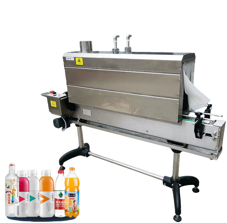 Automatic Heating Bottle Shrink Sleeve Labeling Machine Shrink Sleeve Applicator With Steam Tunnel