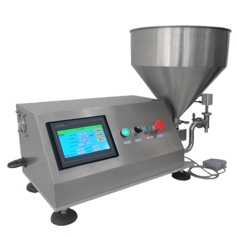 Semi Automatic Rotary Servo Lobe Rotor Gear Pump Piston Thick Oil Cream Paste Filling Machine Dispenser For Thick Liquids