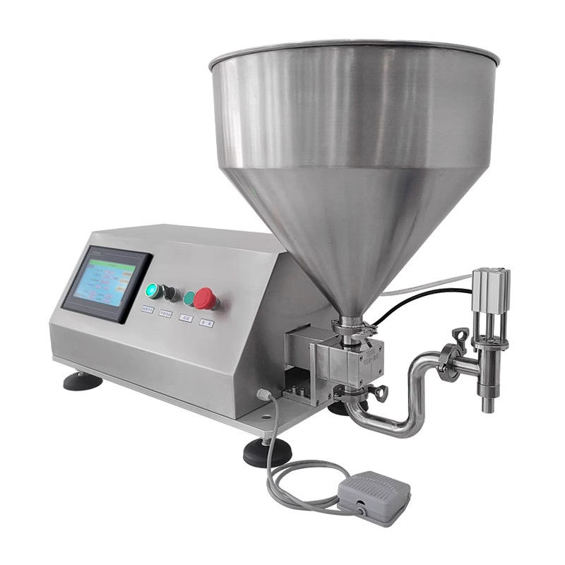 Semi Automatic Rotary Servo Lobe Rotor Gear Pump Piston Thick Oil Cream Paste Filling Machine Dispenser For Thick Liquids