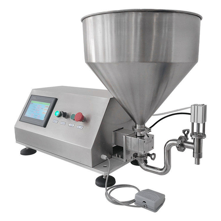 Semi Automatic Rotary Servo Lobe Rotor Gear Pump Piston Thick Oil Cream Paste Filling Machine Dispenser For Thick Liquids