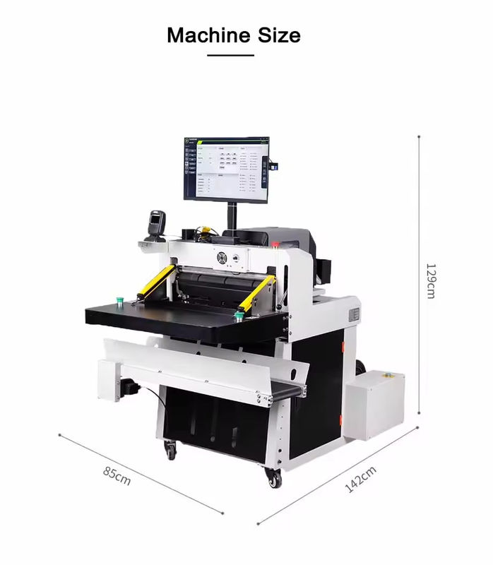 Automatic Scanning Bar Code Printing Express Sheet PE Roll Bags Bagging Sticking Labels Sealing Packaging Machine