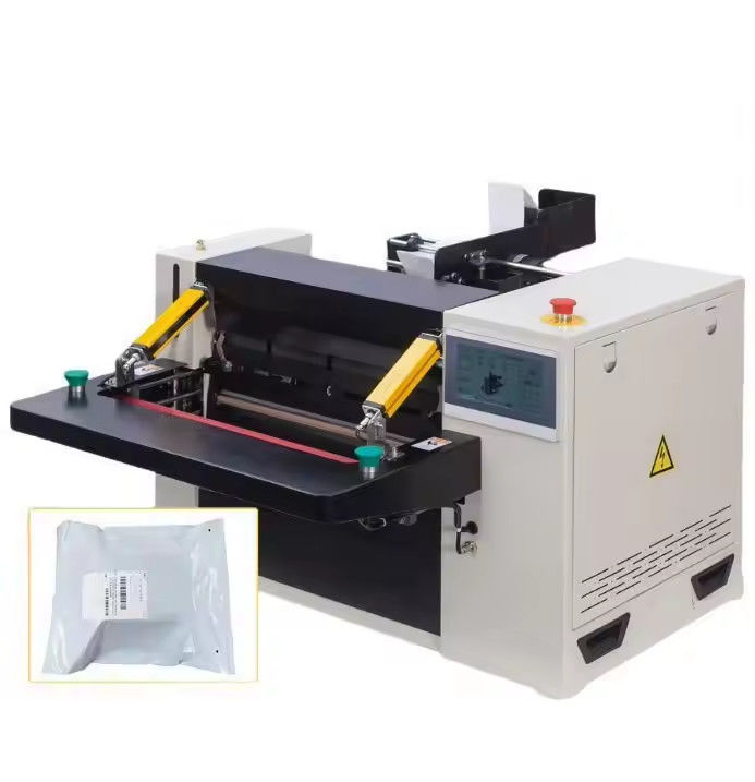 High Speed Desktop Automatic Courier Bag Drop Sealing Machine With Touch Screen And Advanced Sealing Technology