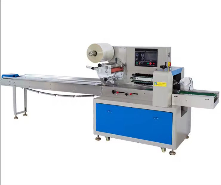 Automatic Horizontal Packaging Machine For Baking Bread Burger Donut Food Pillow Flow Packing Machine Price Packaging Line
