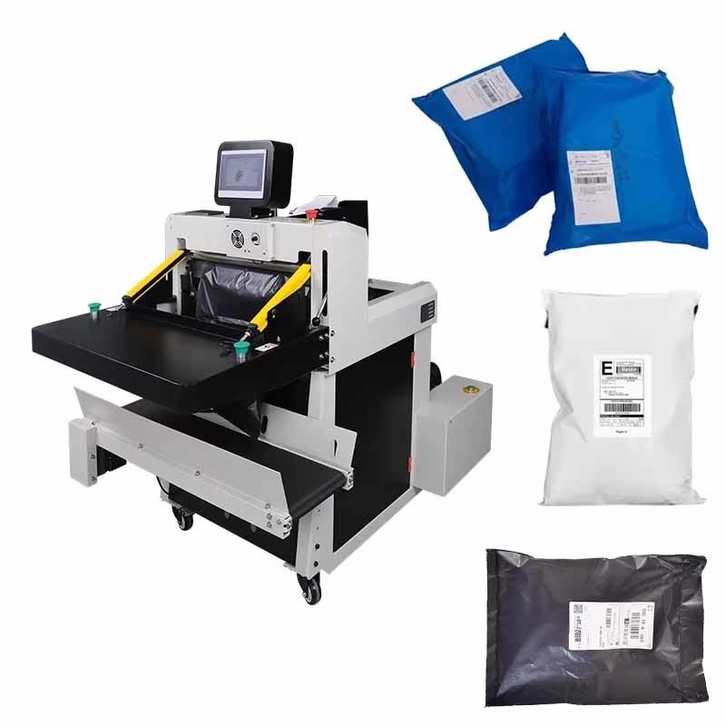 Full Automatic Eco friendly Courier Packing Machine Multi Function Mailer Bag Machine PLC Engine