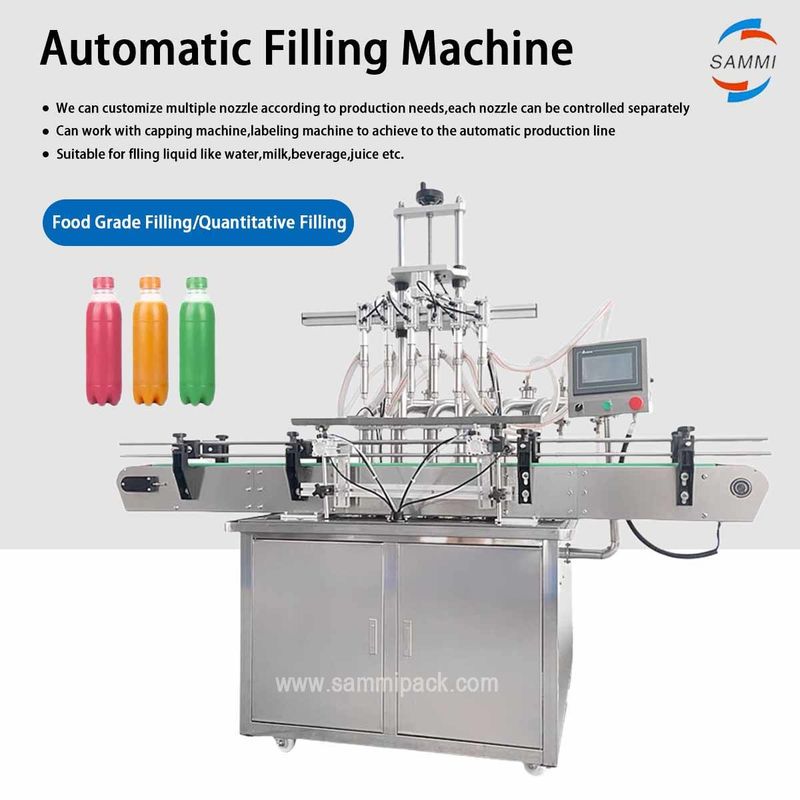 Automatic Liquid Soap Hand Washing Shampoo Liquid Detergent Cosmetic Bottle Filling Capping Labeling Machine Production Line