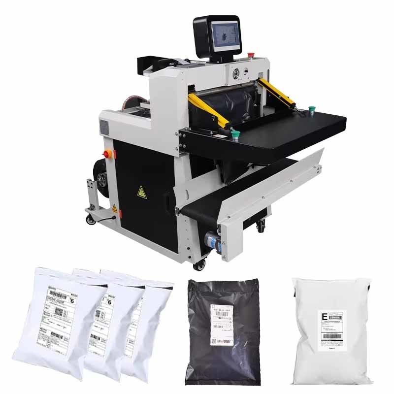 Professional E-commerce Express Black PE Bagging Machine For Packaging Bags Of Daily Necessities Shoes Clothing And Toys