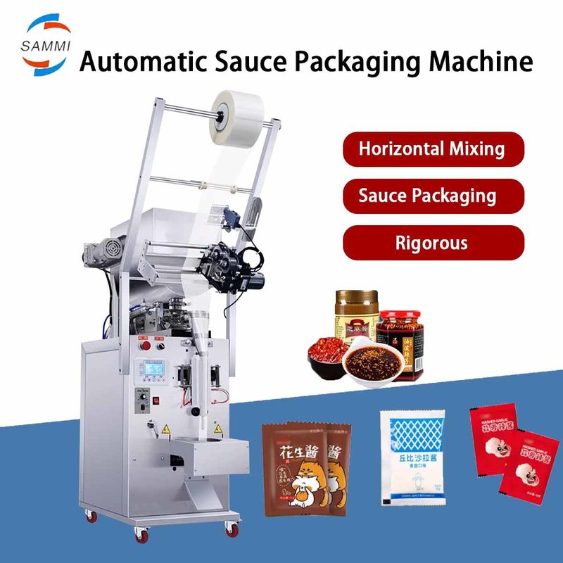 Cream Jam Liquid Sachet Packaging Machine Essence Cosmetic Sample Hand Skincare Cream Sachet Packing Machine with Date Printer