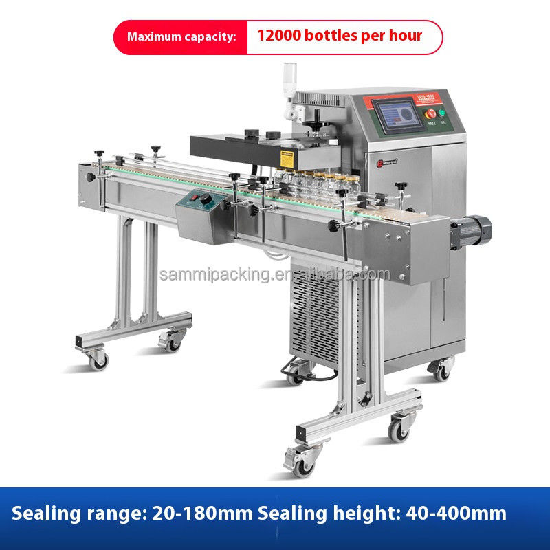 Automatic Air Cooling Induction Sealing Machine for Bottle Floor Type Continuous Induction Sealer Aluminum Lids Sealer