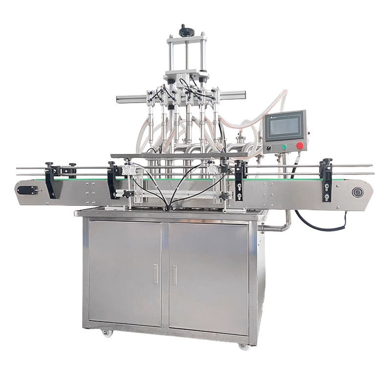 Automatic Production Machine Bottle Liquid Filling Capping Labeling Line Stainless Steel Oil Filler Machine Lip Oil Milk Carton