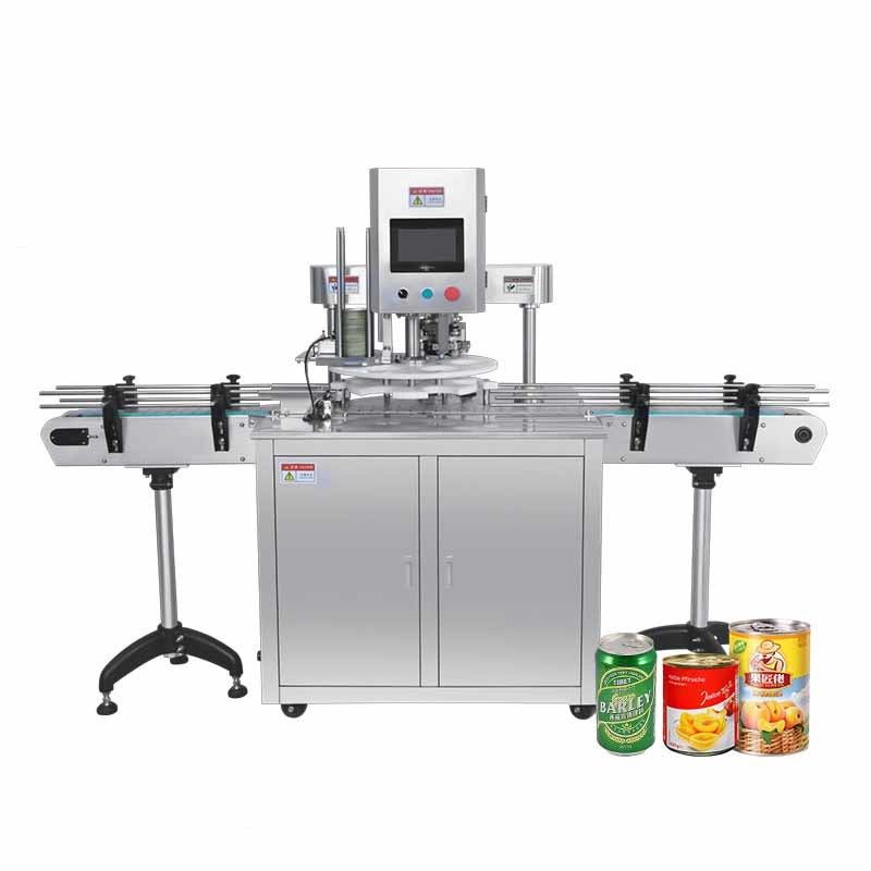 Hot Sale Full Automatic Pneumatic Lid Sealing Machine Metal Can Closing Beverage Can Sealer Food Chemical Applications Motor