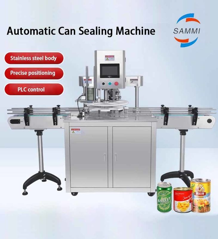 Automatic Can Sealing Machine for Beverage Packaging New for Factory E-commerce Assembly Line for Canned Beer Soda Luncheon Meat