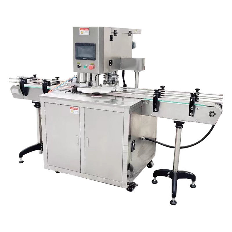 Automatic Can Sealing Machine for Beverage Packaging New for Factory E-commerce Assembly Line for Canned Beer Soda Luncheon Meat