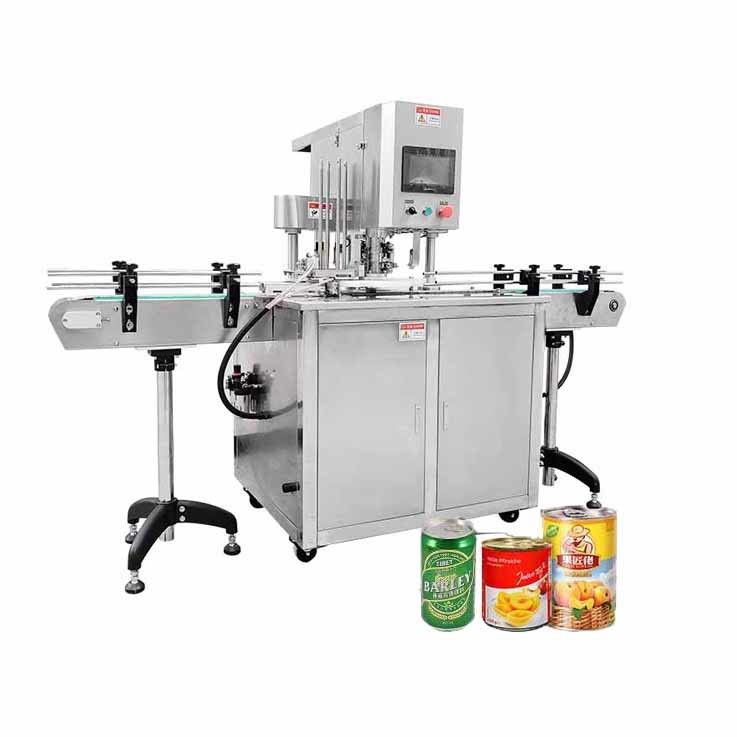 Automatic Table Top Capping Sealing Machine for Milk Powder Paint Drink Food Sardine Tuna Tin Cans Factory Price