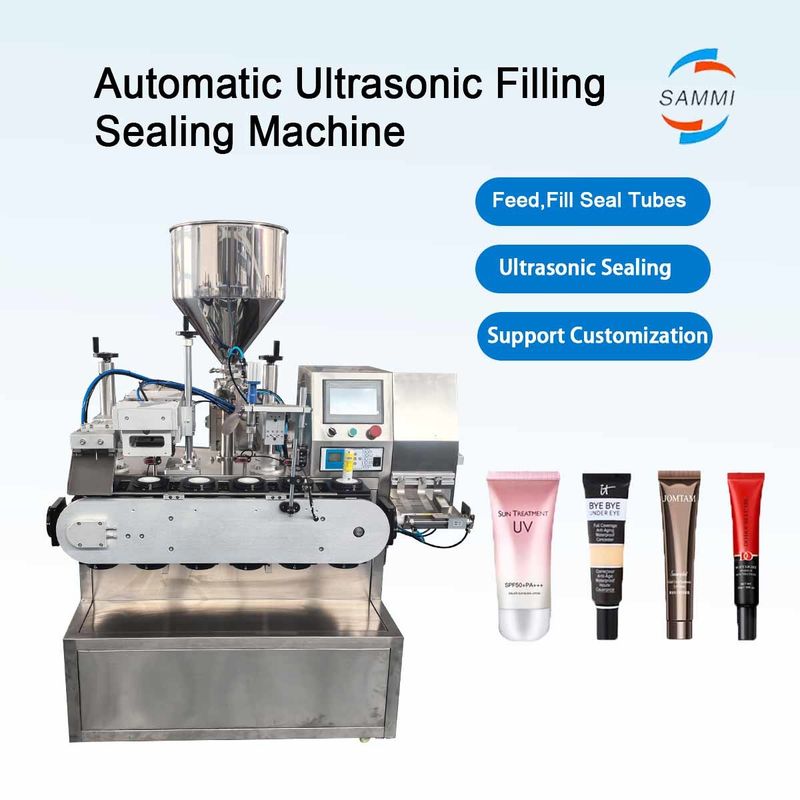 Plastic Tube Sealing Machine Shampoo Filler Machinery Toothpaste Hand Cream Filling Sealing Machines Price for Sale