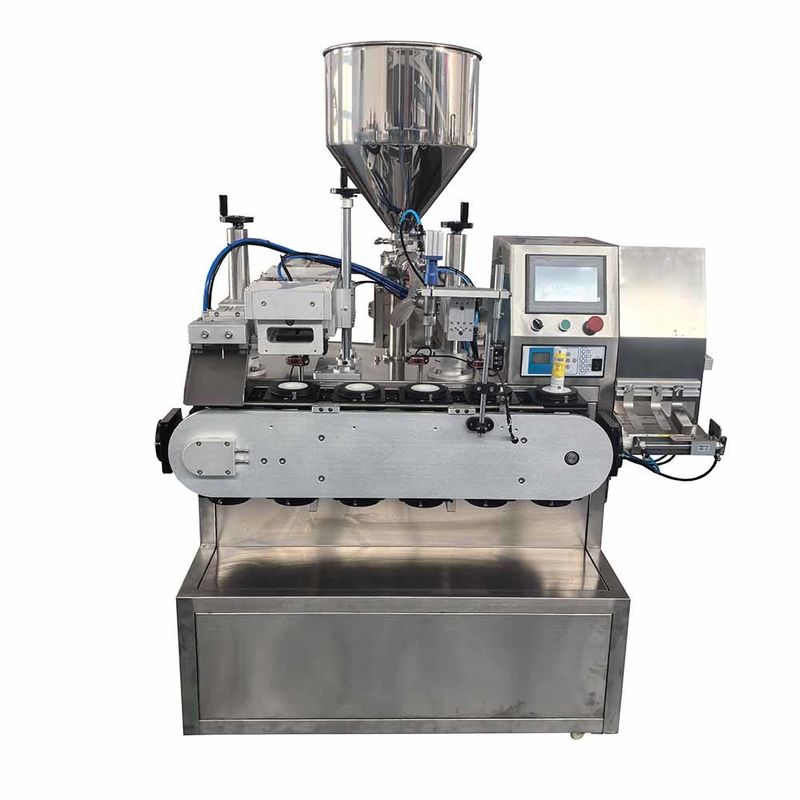 Automatic and Pneumatic Aluminium Hand Ointment Dual Double Chamber Tube Fill Seal Filling Machine