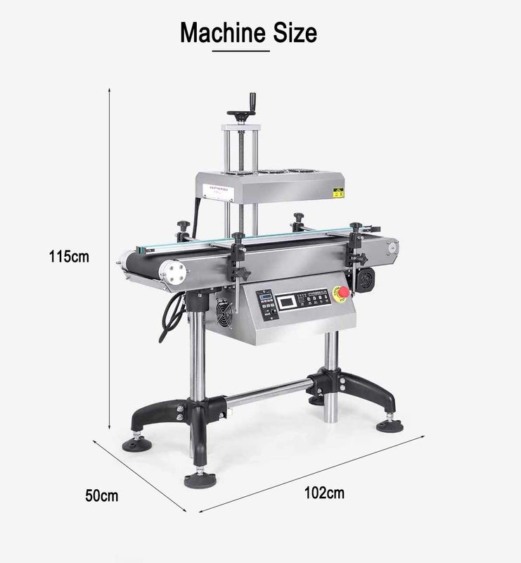 Aluminium Foil Heat Induction Sealing Machine Cap Induction Sealer for Bottles Cans for Beverage Packaging Machines