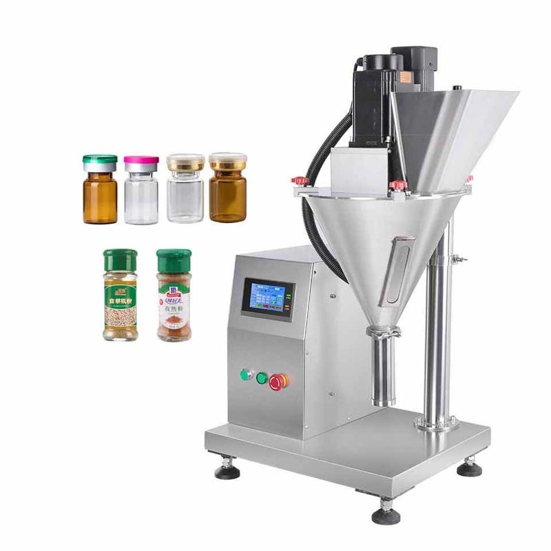 2-500G Factory Direct Sales Small Manual Desktop Milk Powder Filler Electric Powder Auger Filling Machine